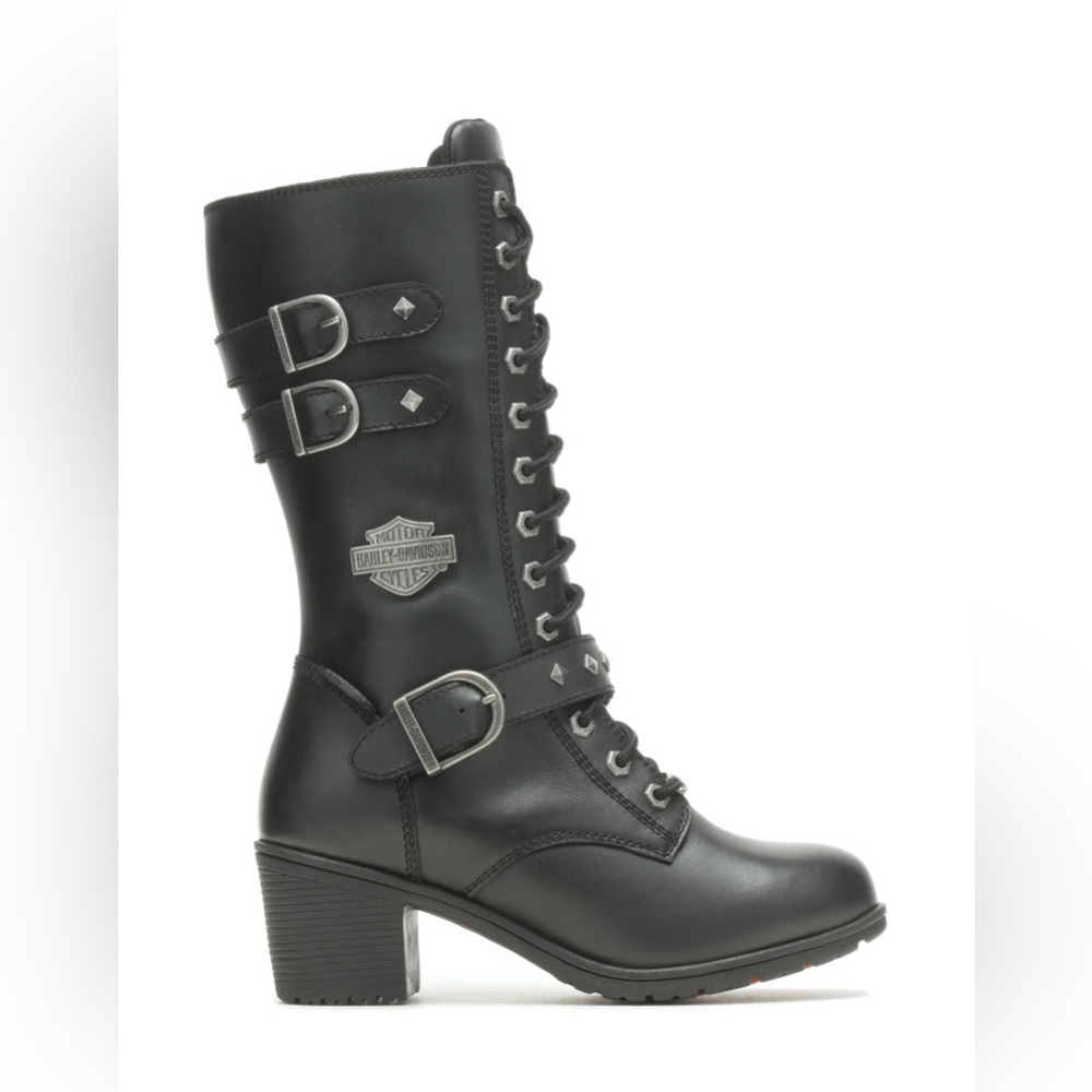NWT Harley Davidson 9.75” Aldale waterproof leather riding boots size 38 7.5